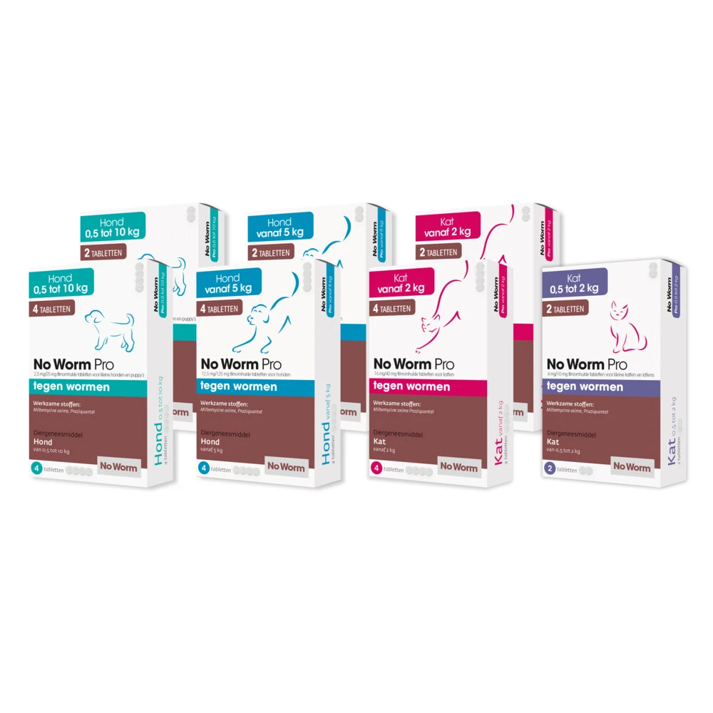 No Worm Pro Ontworming Tabletten Hond Vanaf 5 Kg 2 No Worm Pro Ontworming Tabletten Hond Vanaf 5 Kg - Afbeelding 2