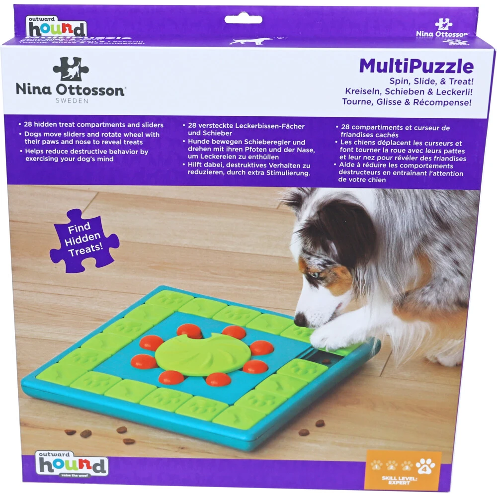 Nina Ottosson Hondenspel Multi Puzzle 38 Cm 1 Nina Ottosson Hondenspel Multi Puzzle 38 Cm