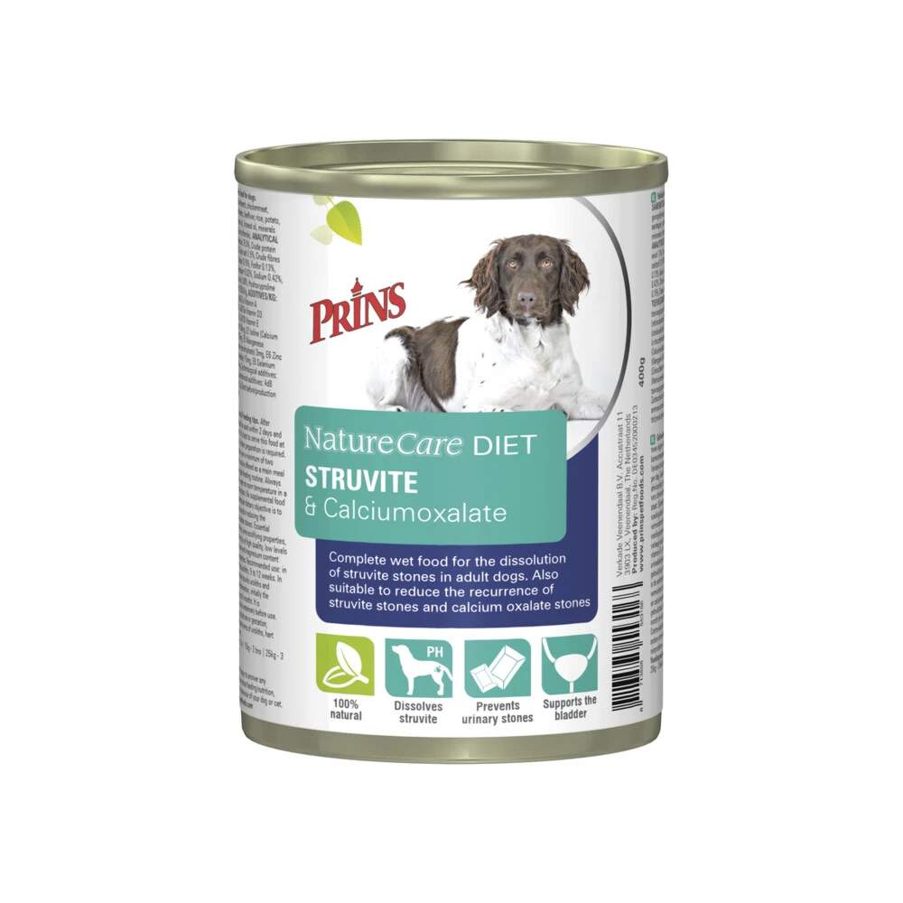 6x Prins NatureCare Diet Struvite & Calciumoxalate Hond Natvoer 1 6x Prins NatureCare Diet Struvite & Calciumoxalate Hond Natvoer