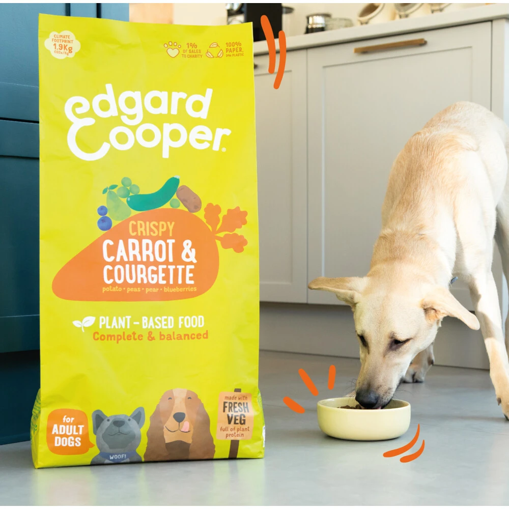 Edgard & Cooper Plantaardig Hondenvoer Wortel - Courgette 2 Edgard & Cooper Plantaardig Hondenvoer Wortel - Courgette - Afbeelding 2