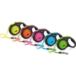 Flexi Rollijn New Neon Tape Blauw -Plein Winkel 1031157 3