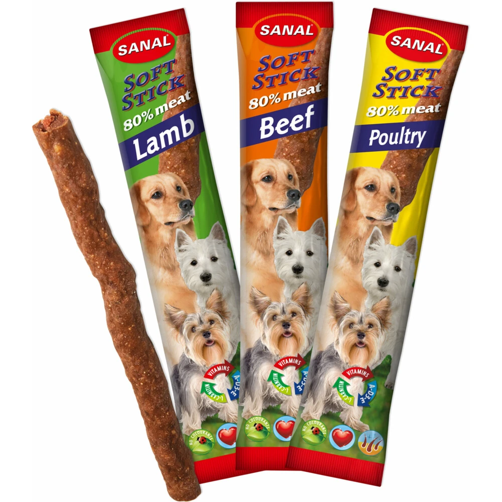 30x Sanal Hond Soft Stick Rund 2 30x Sanal Hond Soft Stick Rund - Afbeelding 2