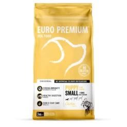 Euro-Premium Puppy Small Kip - Rijst