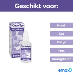 Sanimal Clean Eye Oogreiniger -Plein Winkel 700376 3