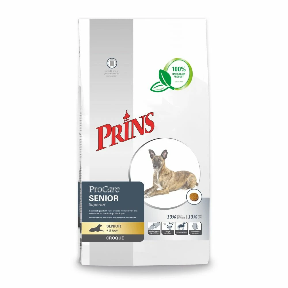 Prins ProCare Croque Senior Superior Hondenvoer 1 Prins ProCare Croque Senior Superior Hondenvoer