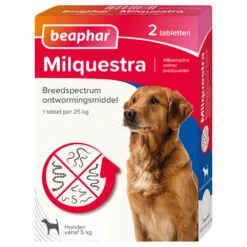 Beaphar Milquestra Ontworming Tabletten Hond 5-50kg