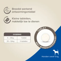 Beaphar Milquestra Ontworming Tabletten Hond 5-50kg -Plein Winkel 975809 3
