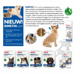 Beaphar DIMETHIcare Anti Vlooien En Teken Spray -Plein Winkel 976013 4