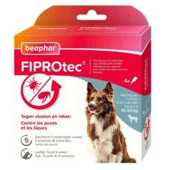 Beaphar Fiprotec Anti Vlooien En Teken Druppels Hond 10 - 20 Kg