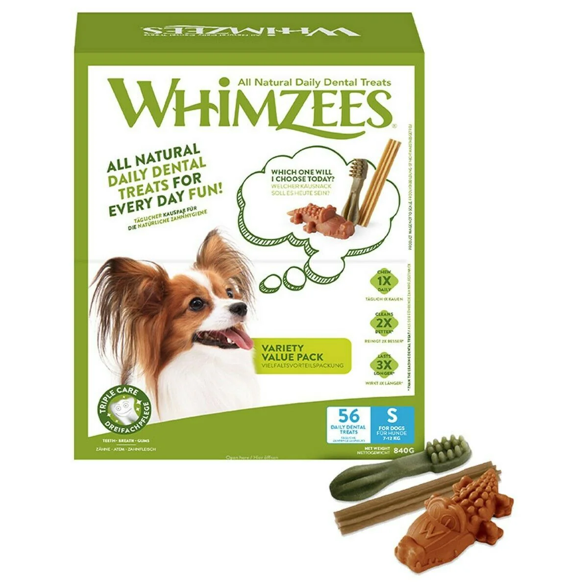 Plein Winkel -Plein Winkel whimzees variety value pack small 56 treats 349509